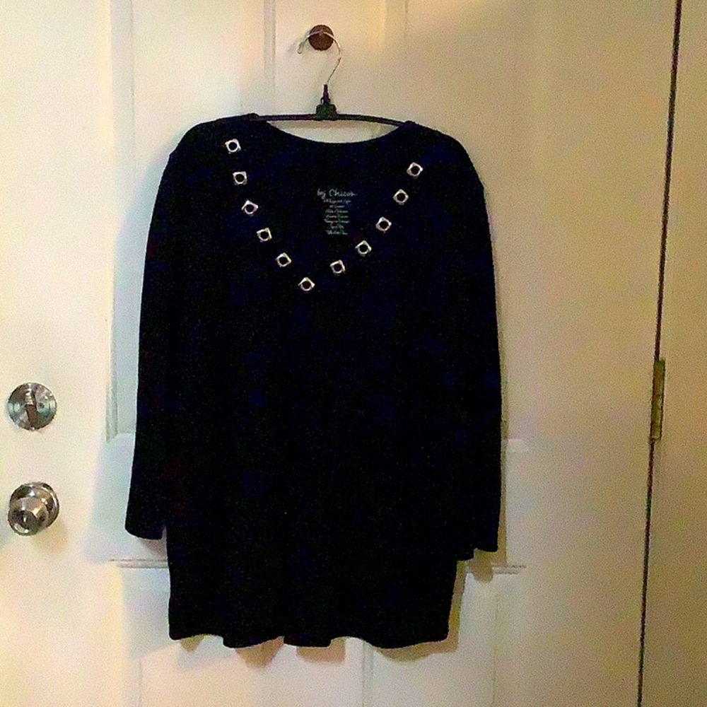 Chicos size large V-neck tunic